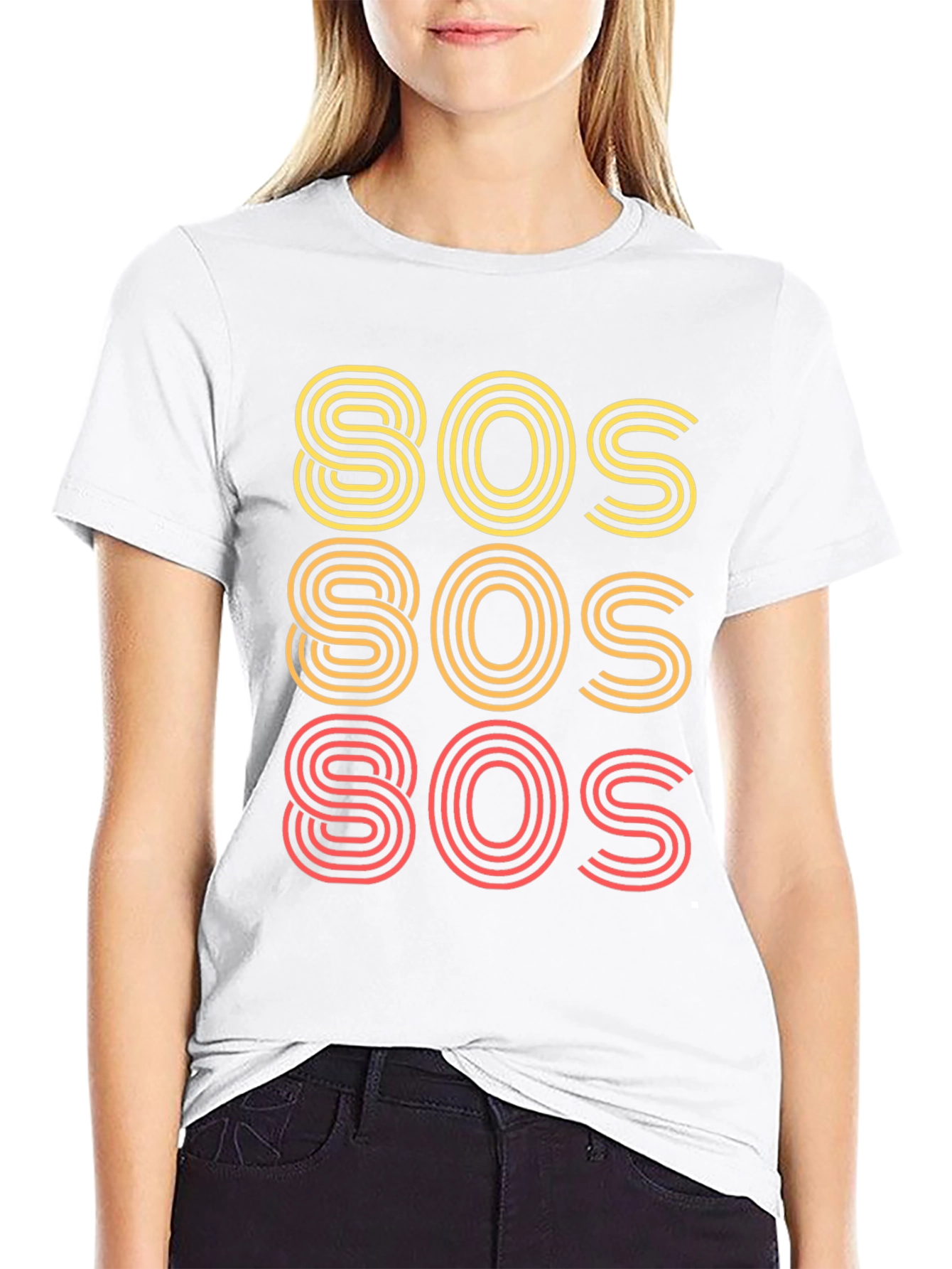 Retro 80s Style Graphic Tee
