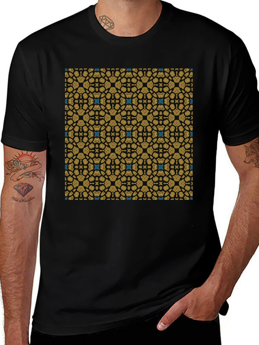 Geometric Pattern T-Shirt - Stylish Everyday Wear