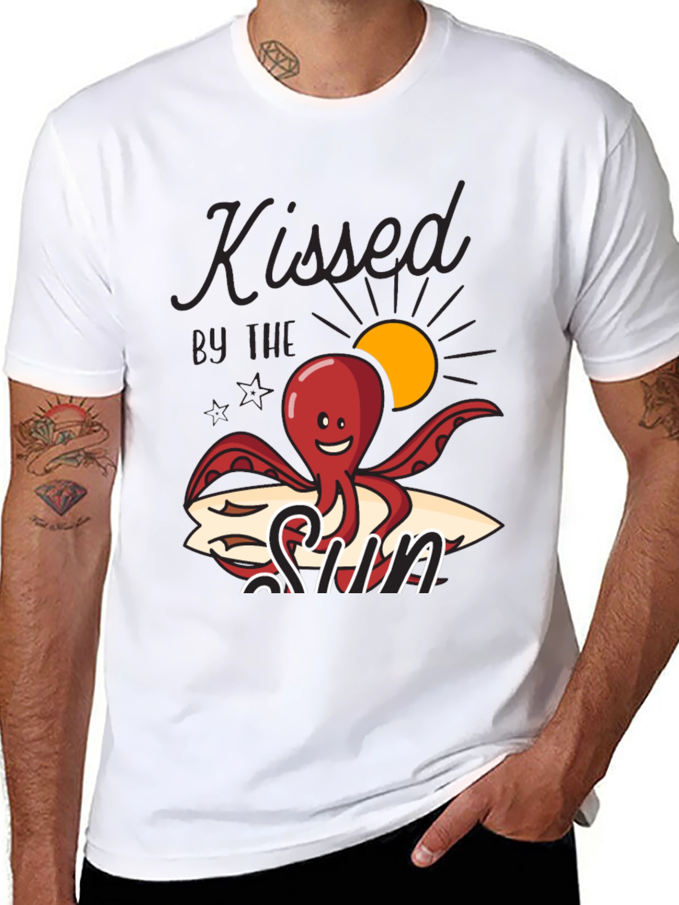 Kissed By The Sun Octopus Graphic Tee