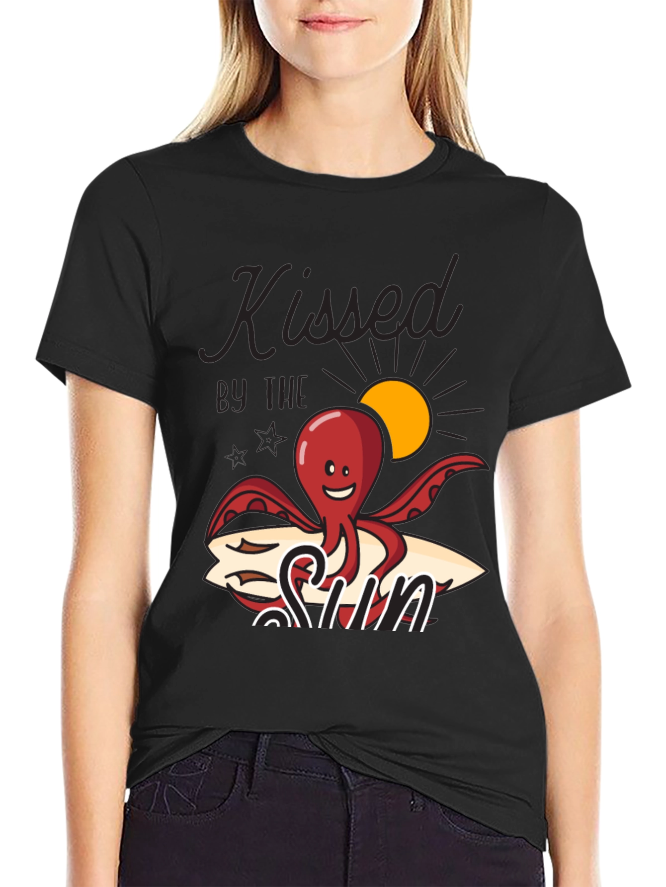 Kissed By The Sun Octopus Graphic Tee