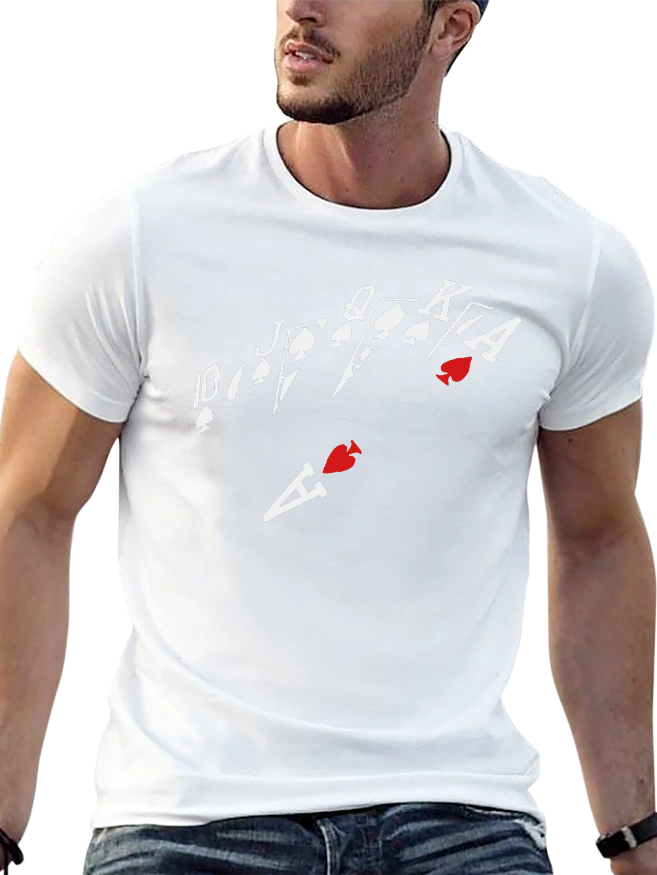 Royal Flush T-Shirt - Black Poker Tee