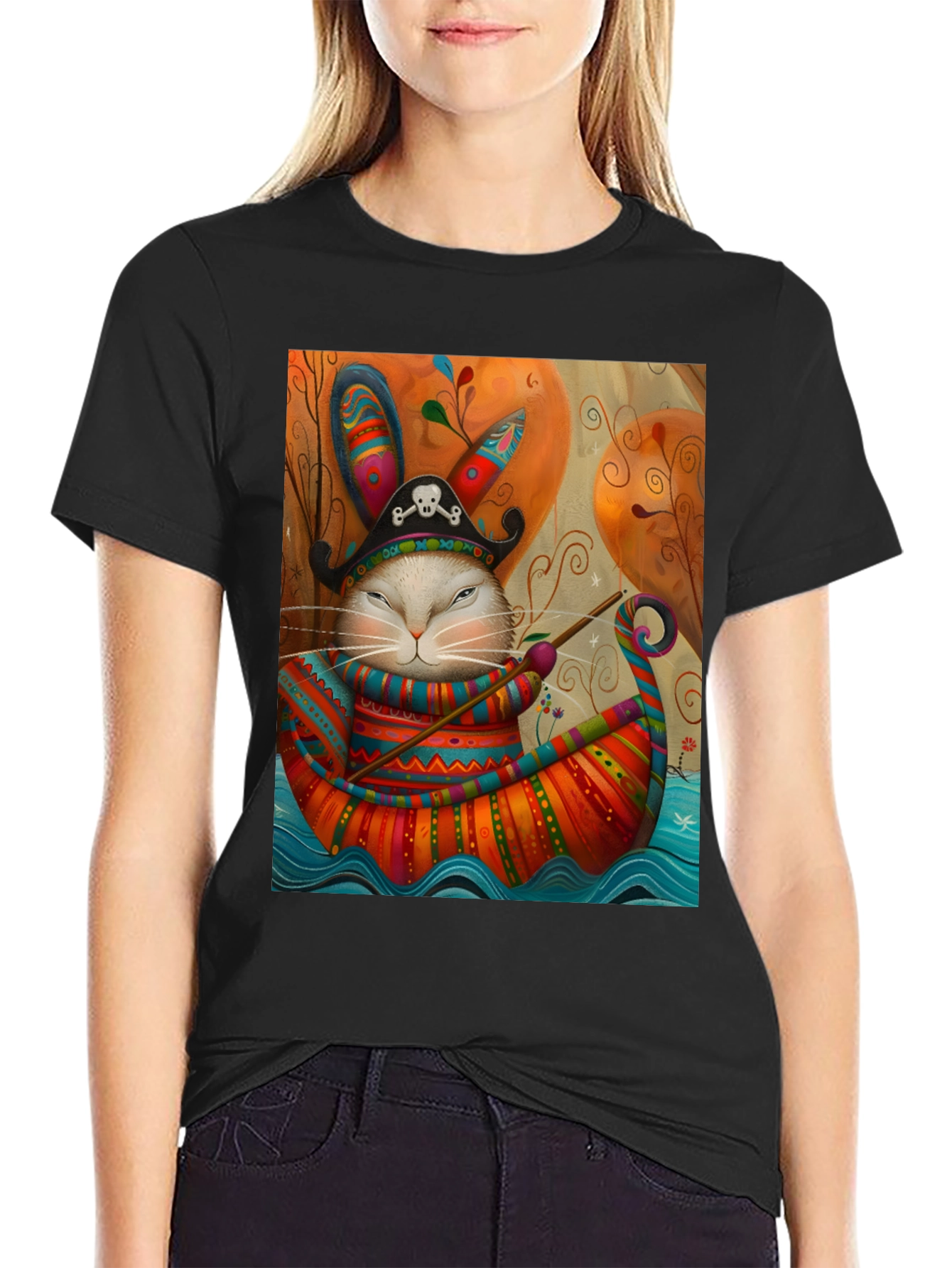 Pirate Rabbit Boat Ride T-Shirt
