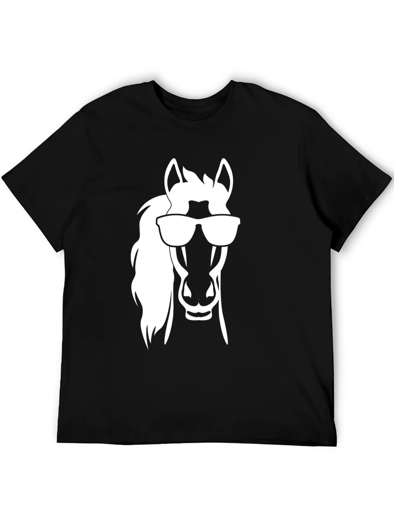 Cool Horse T-Shirt - Black