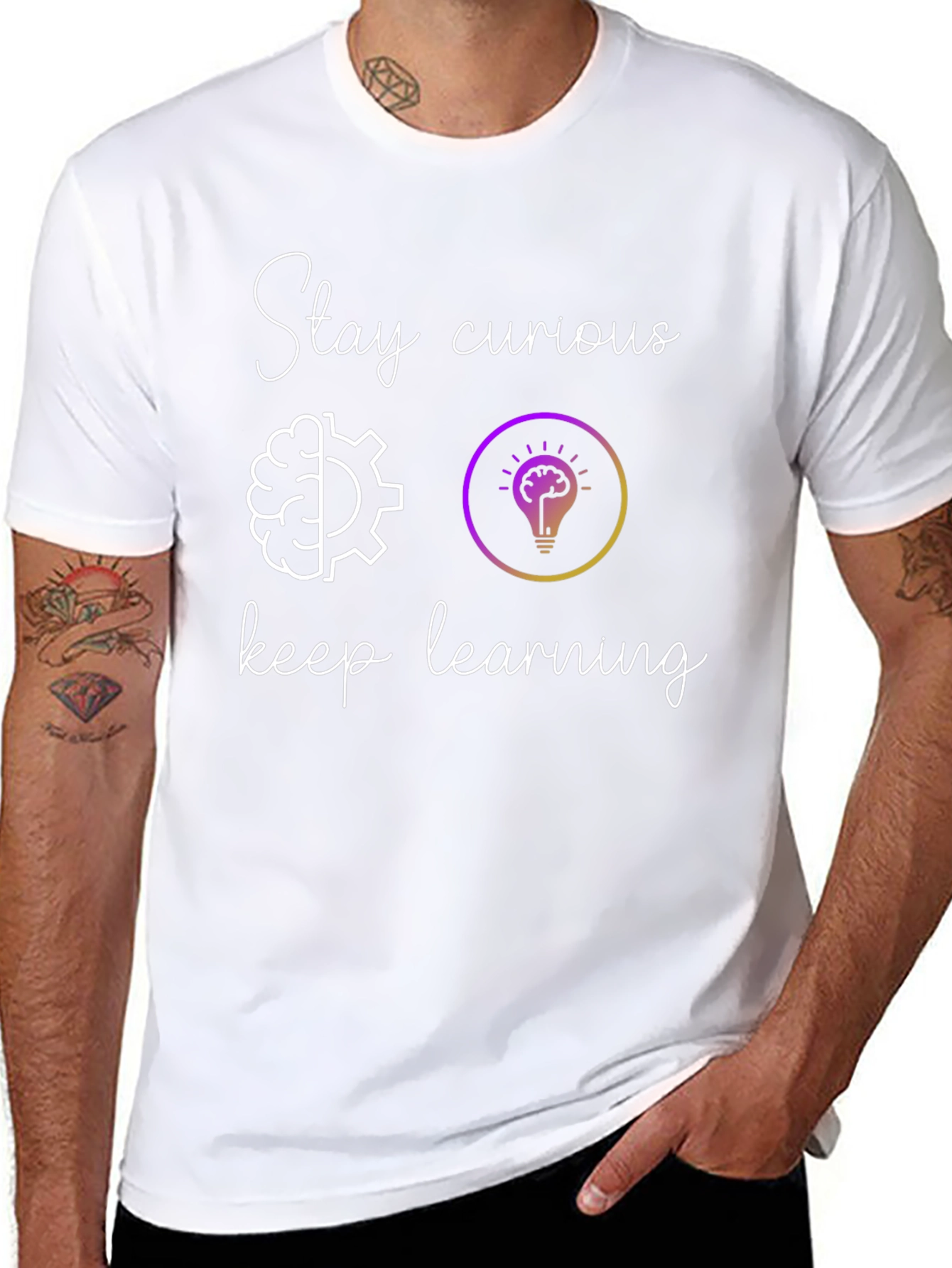 Stay Curious Brain T-Shirt