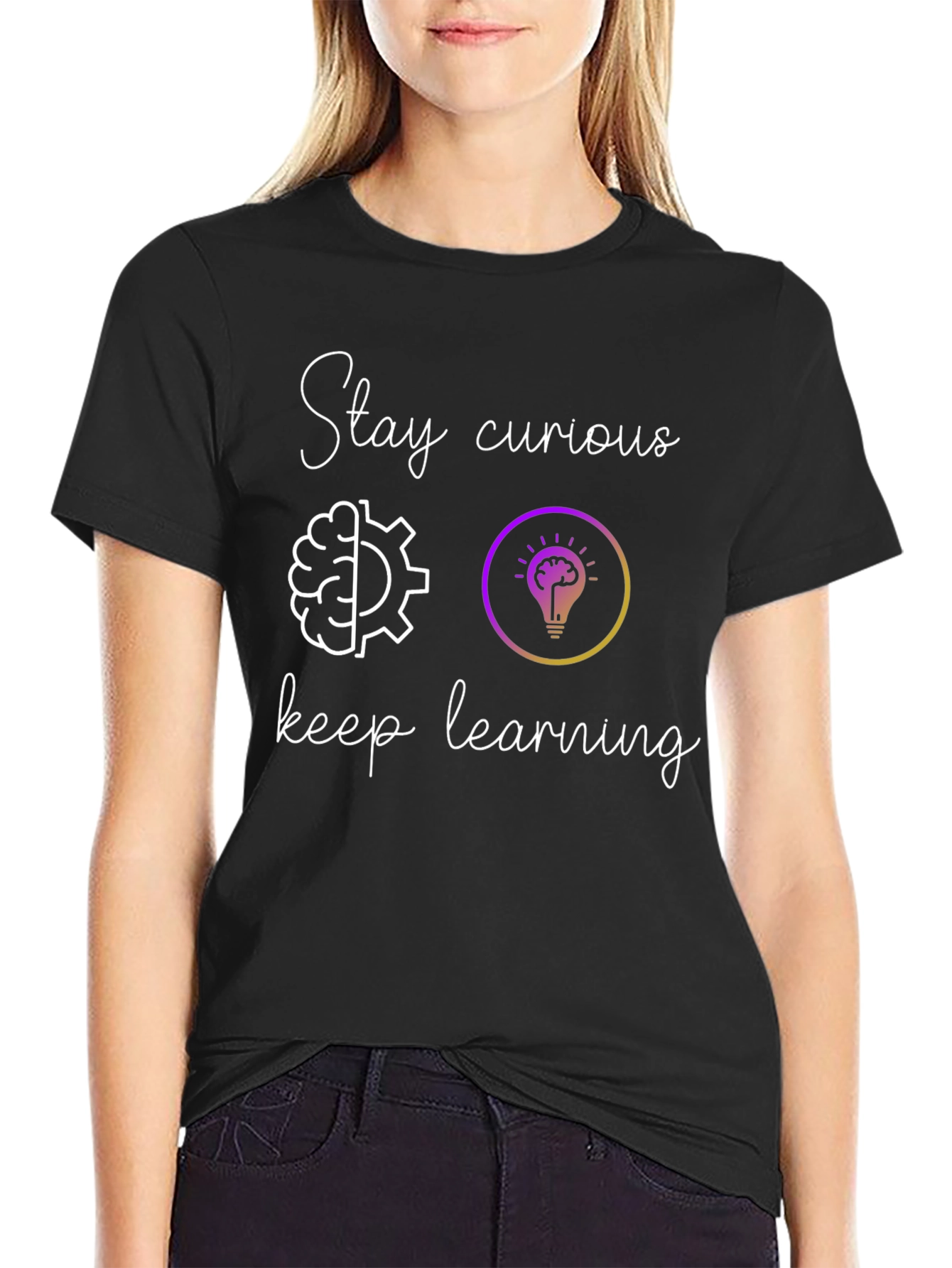 Stay Curious Brain T-Shirt