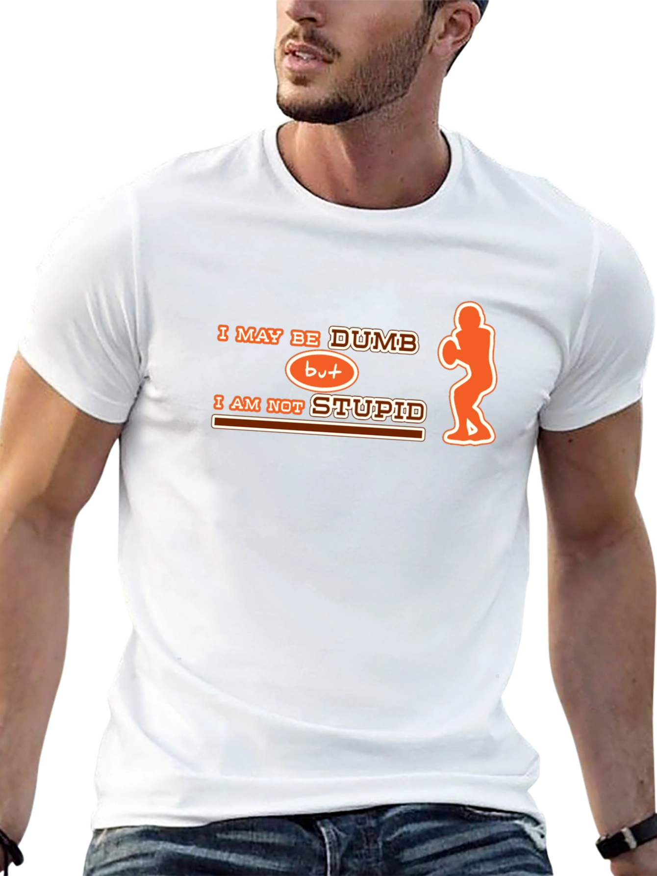 Humorous Dumb But Not Stupid Graphic T-Shirt