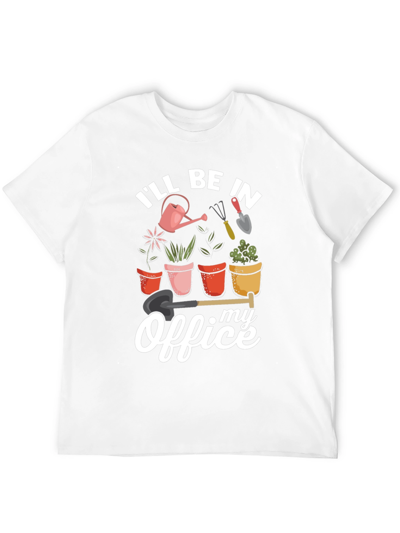 Gardening Office Graphic T-Shirt