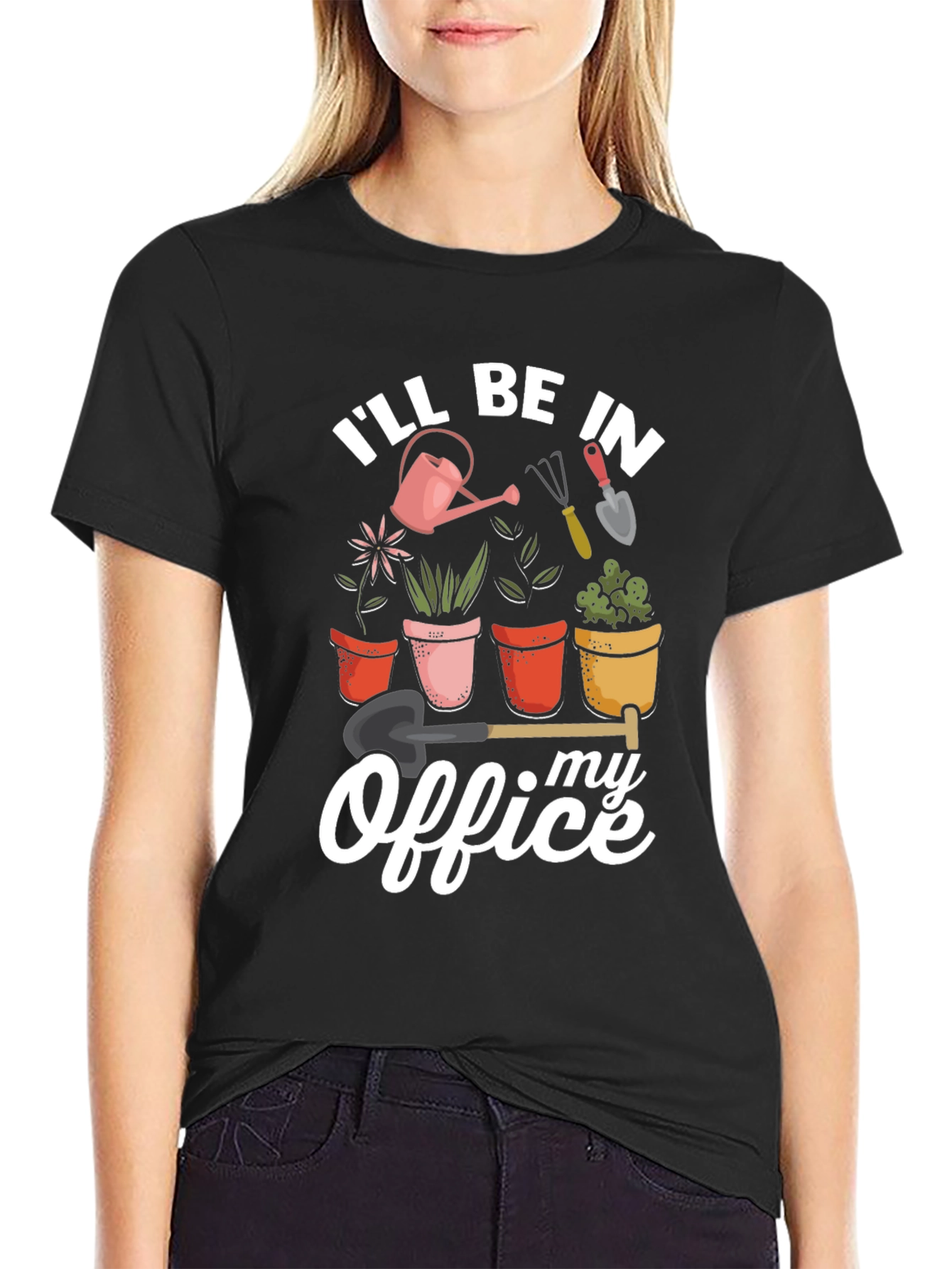 Gardening Office Graphic T-Shirt