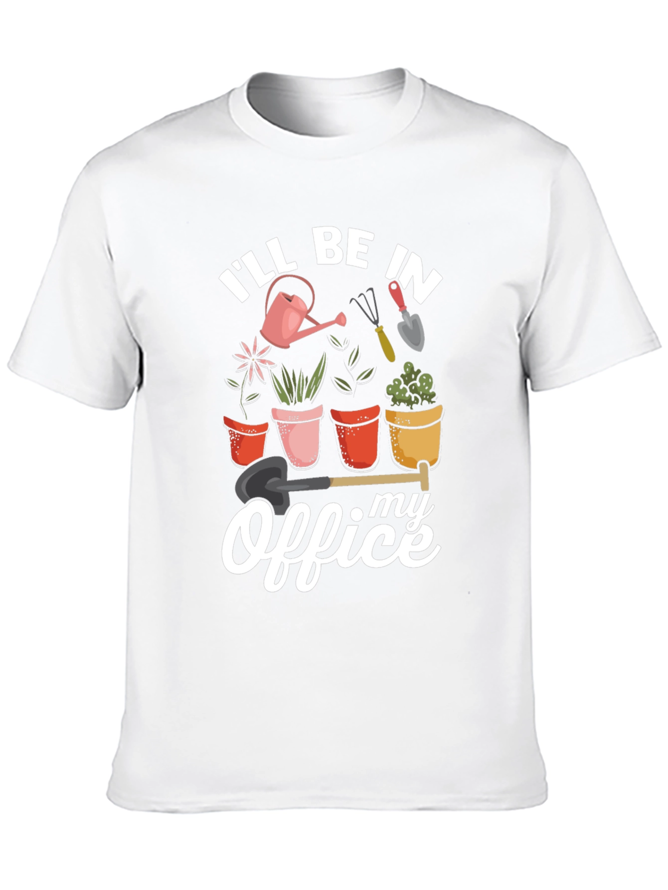 Gardening Office Graphic T-Shirt