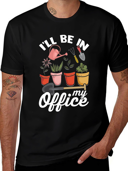 Gardening Office Graphic T-Shirt