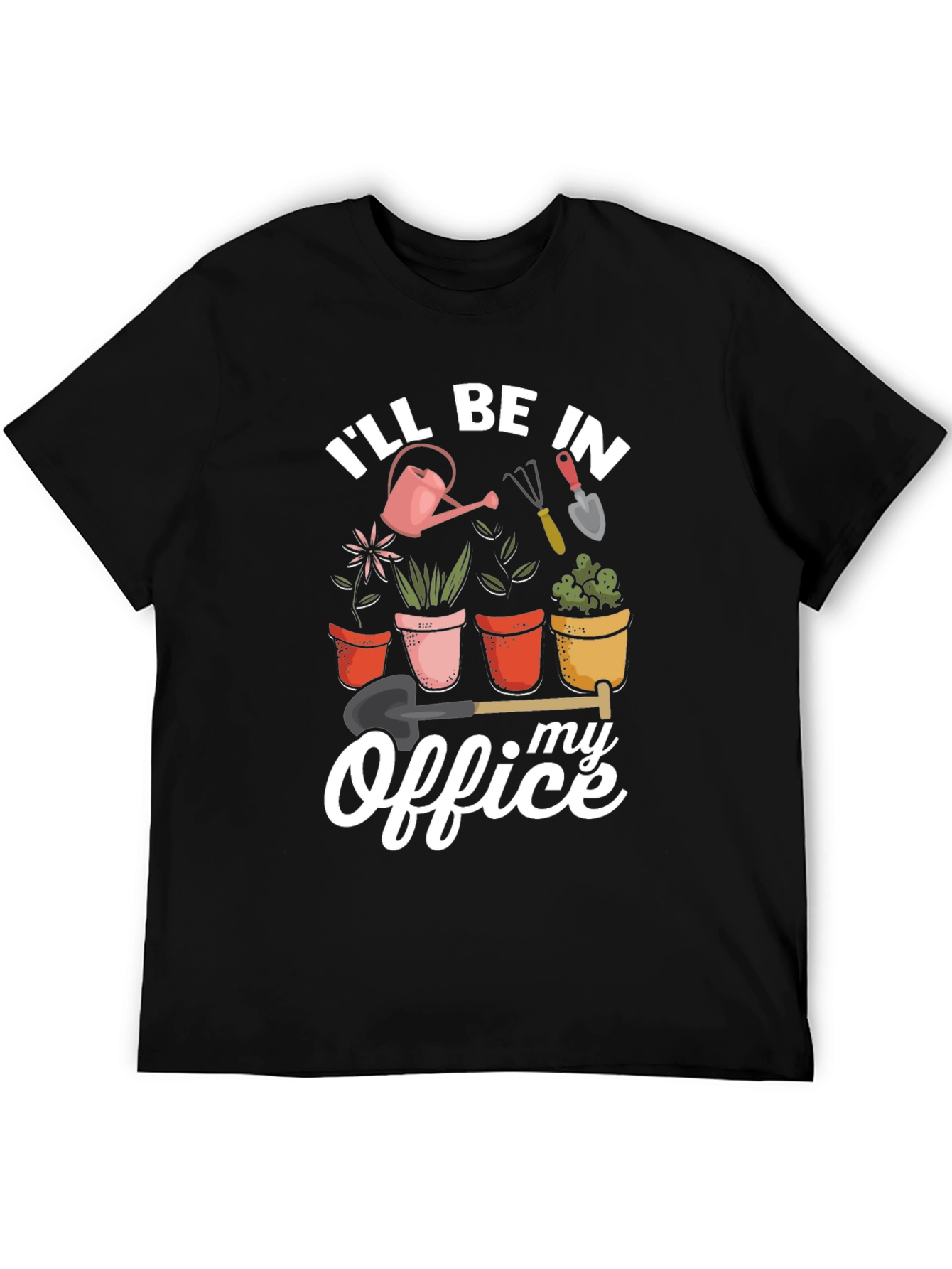 Gardening Office Graphic T-Shirt