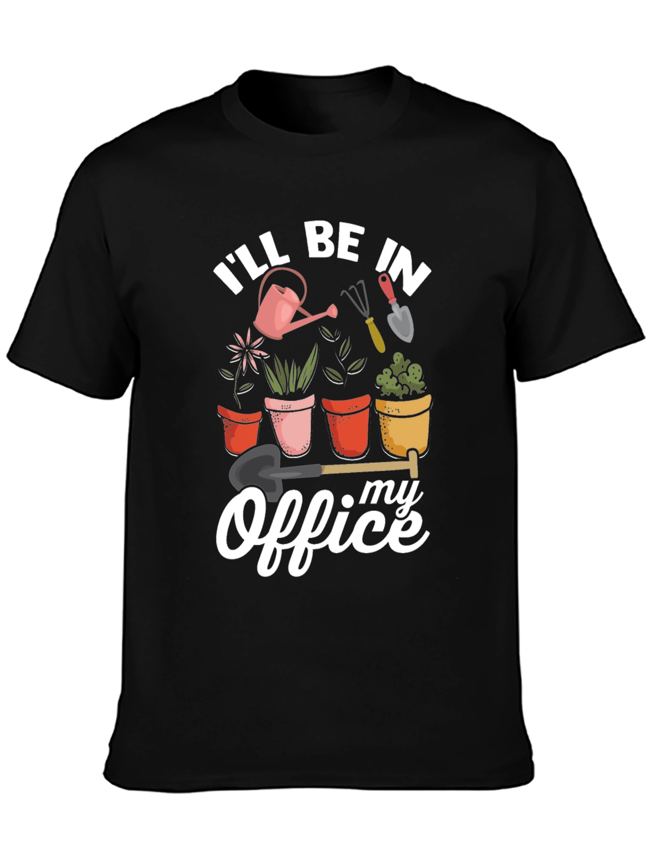 Gardening Office Graphic T-Shirt