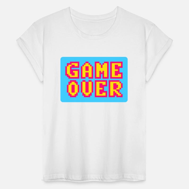 Game Over retrogaming vintage pixels