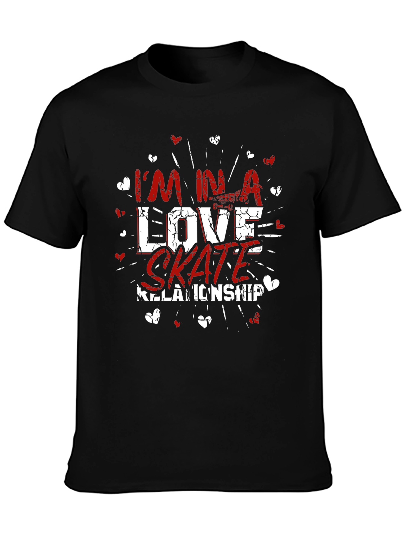 Skate Love Relationship T-Shirt