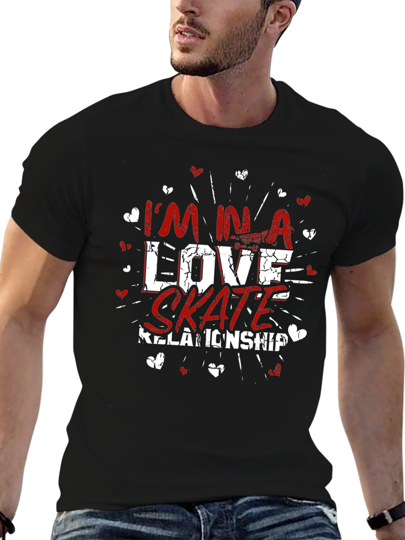 Skate Love Relationship T-Shirt