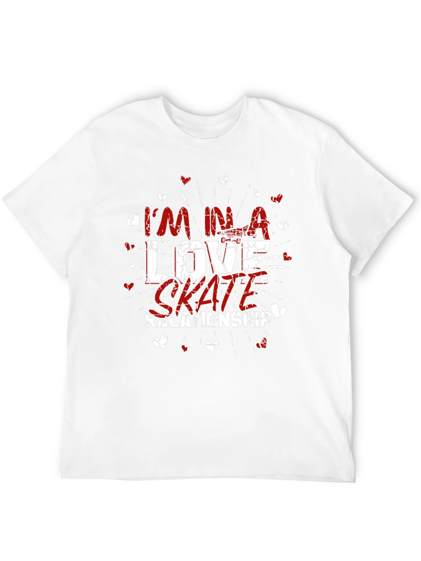 Skate Love Relationship T-Shirt