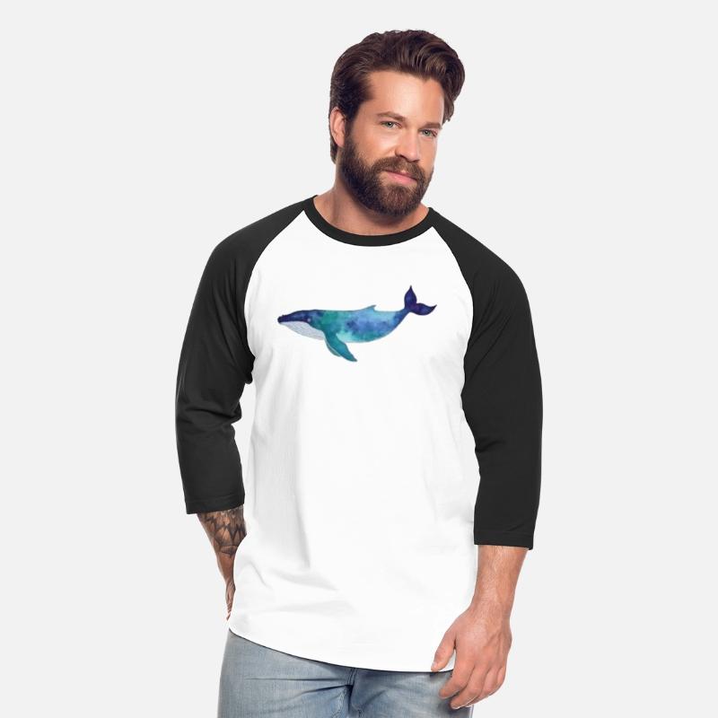 Gentle Whale with Ocean Inspired Colors