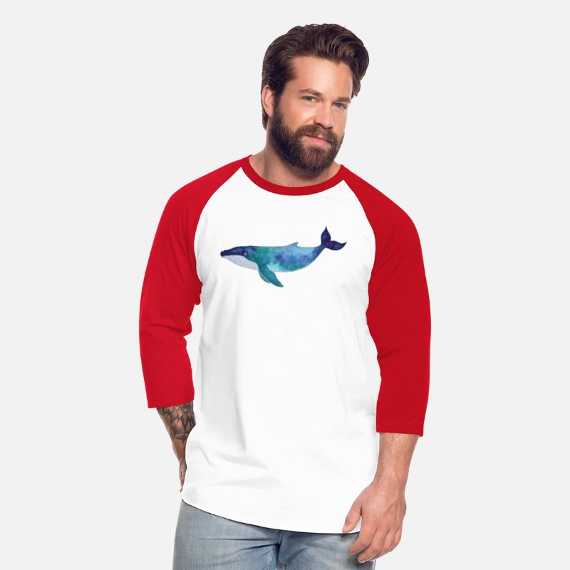 Gentle Whale with Ocean Inspired Colors