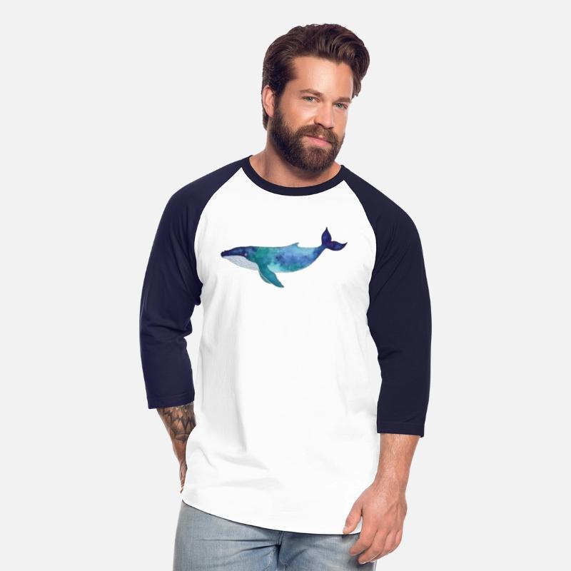 Gentle Whale with Ocean Inspired Colors