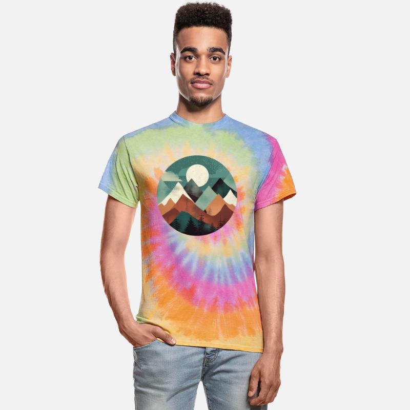 Geometric Flat layered Camping Sporty Design