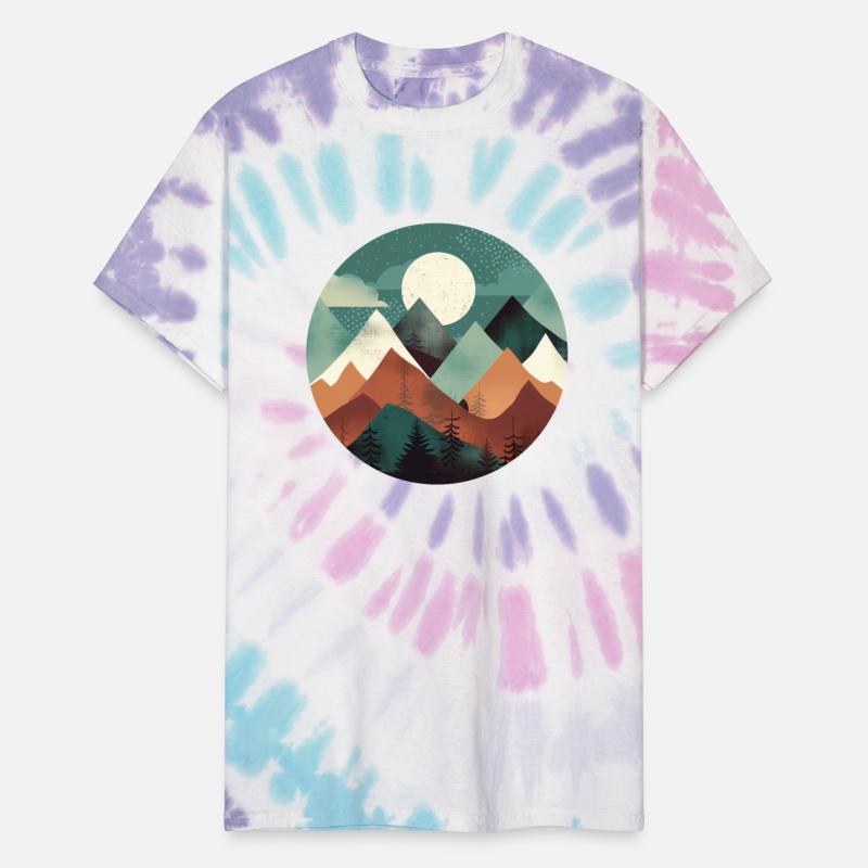 Geometric Flat layered Camping Sporty Design