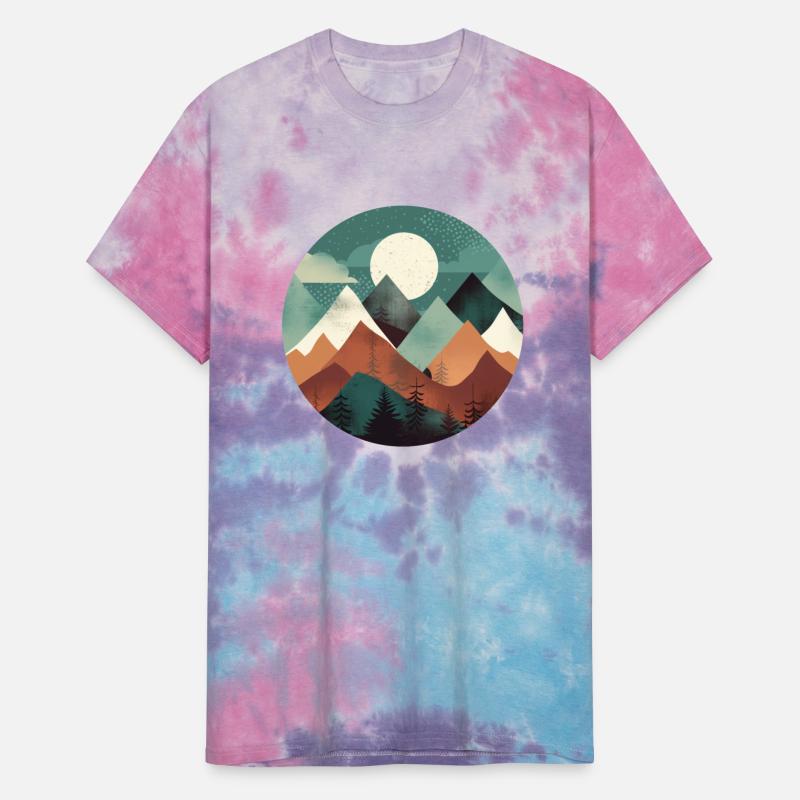 Geometric Flat layered Camping Sporty Design