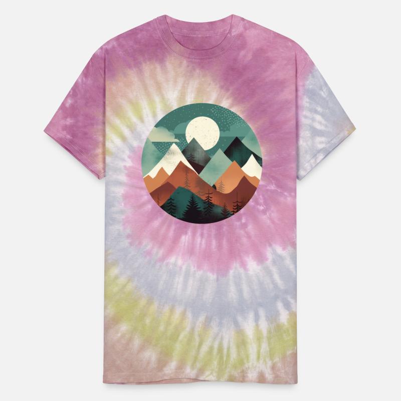 Geometric Flat layered Camping Sporty Design