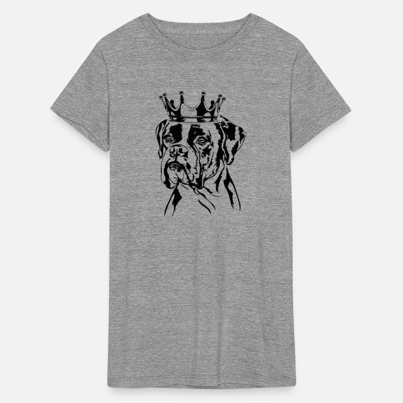 German Boxer dog crown dog mom
