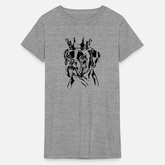 German Boxer dog crown dog mom