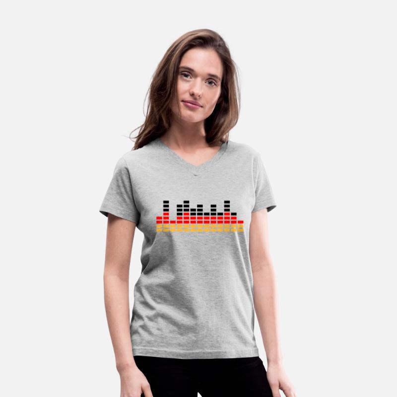German Flag Colors Party DJ Wave Bars Mixer Music