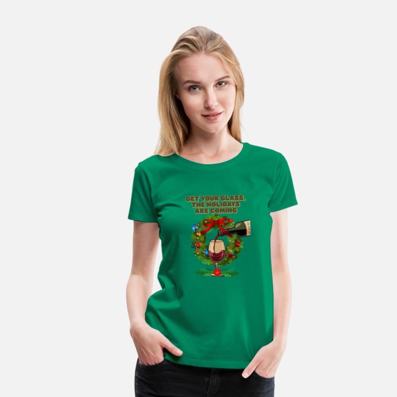 Get Your Glass, The Holidays Are Coming. Christmas