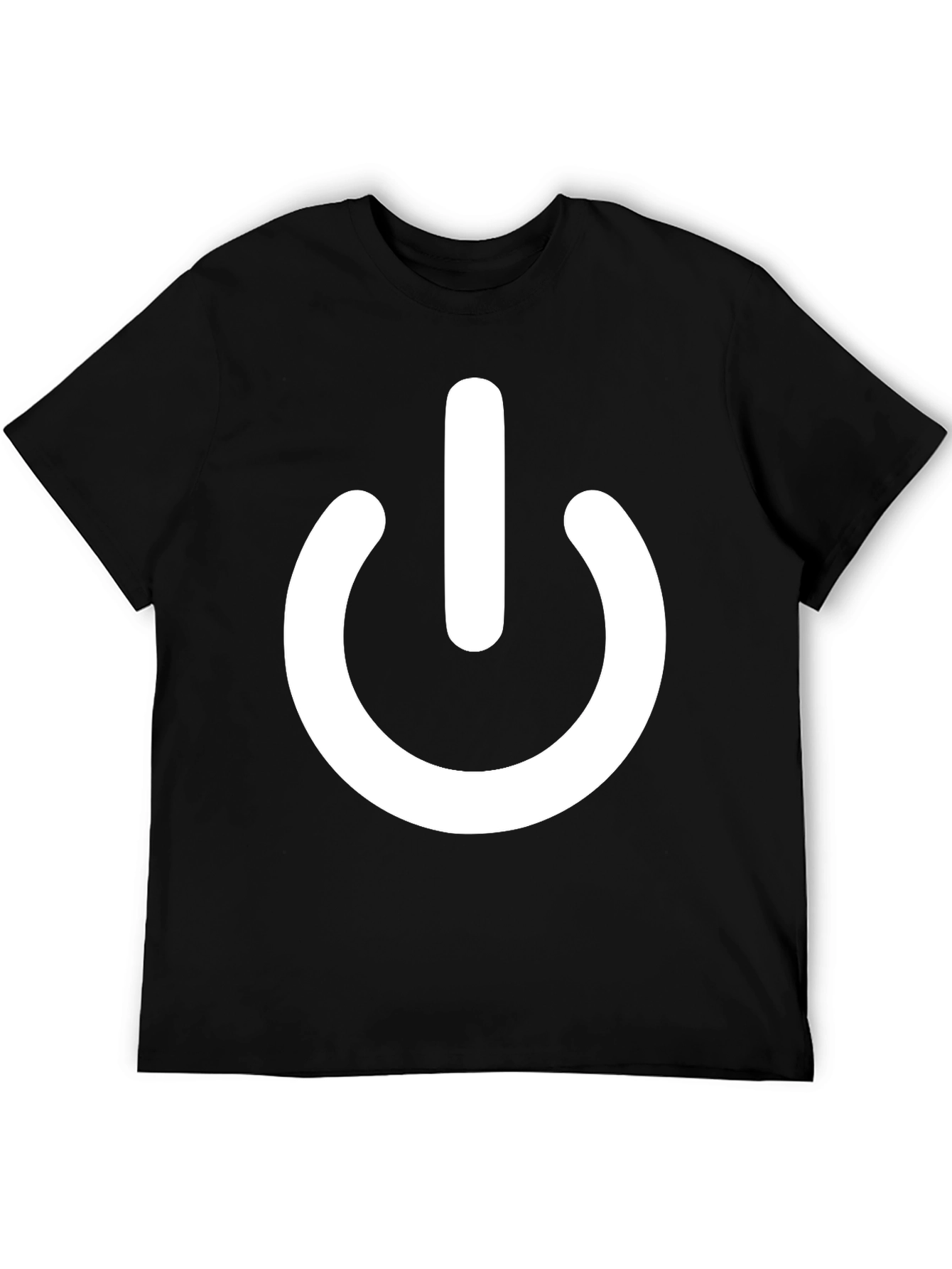 Power Symbol T-Shirt - Black Graphic Tee