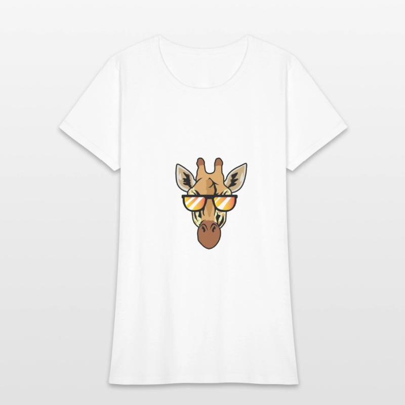 Giraffe with Sunglasses Animal Scientist Gift