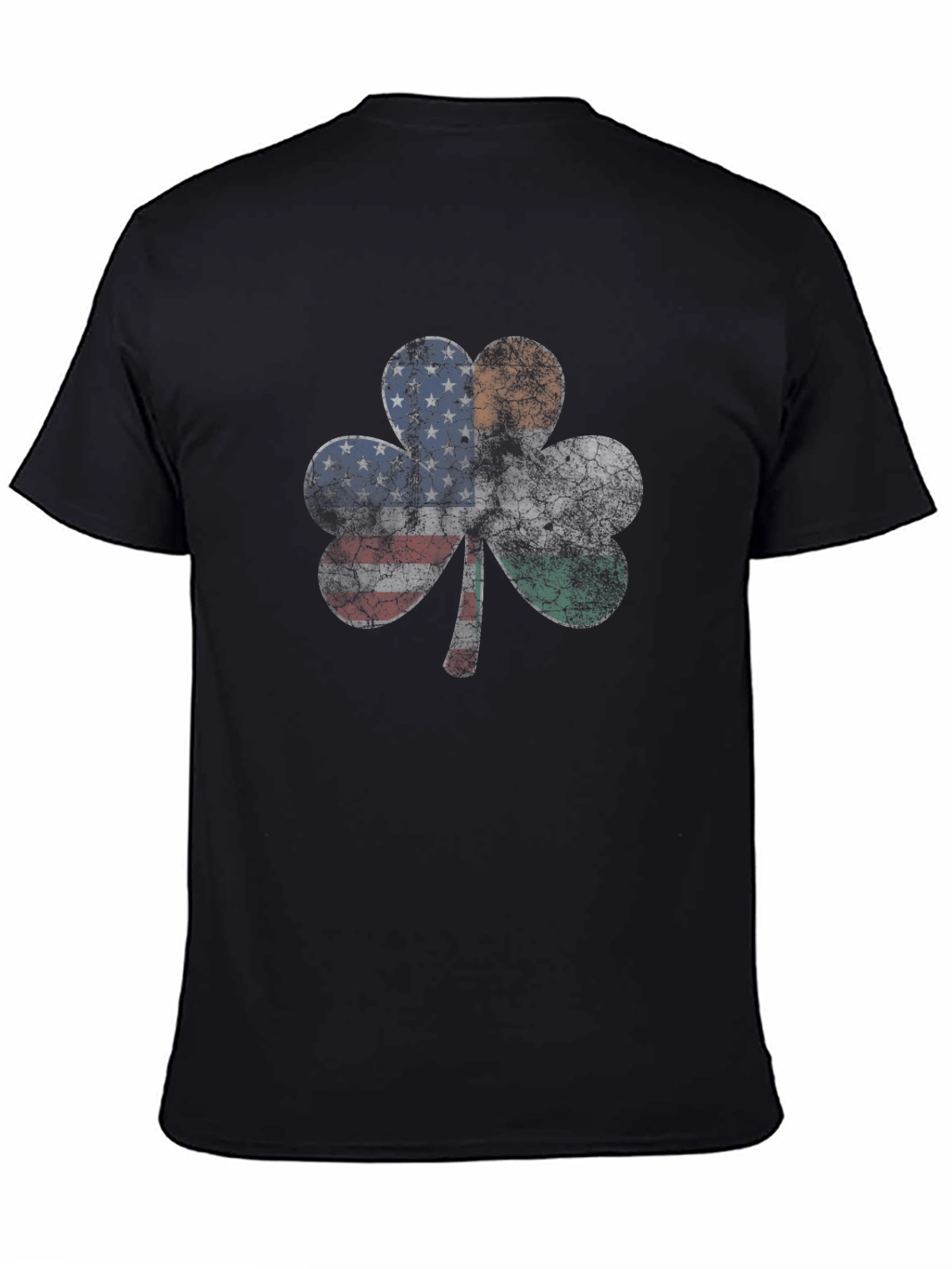 Irish American Flag Shamrock T-Shirt