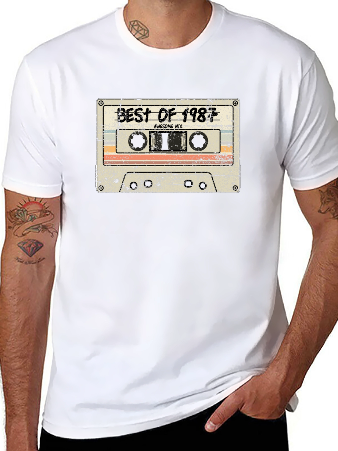 Best of 1987 Cassette Graphic Tee