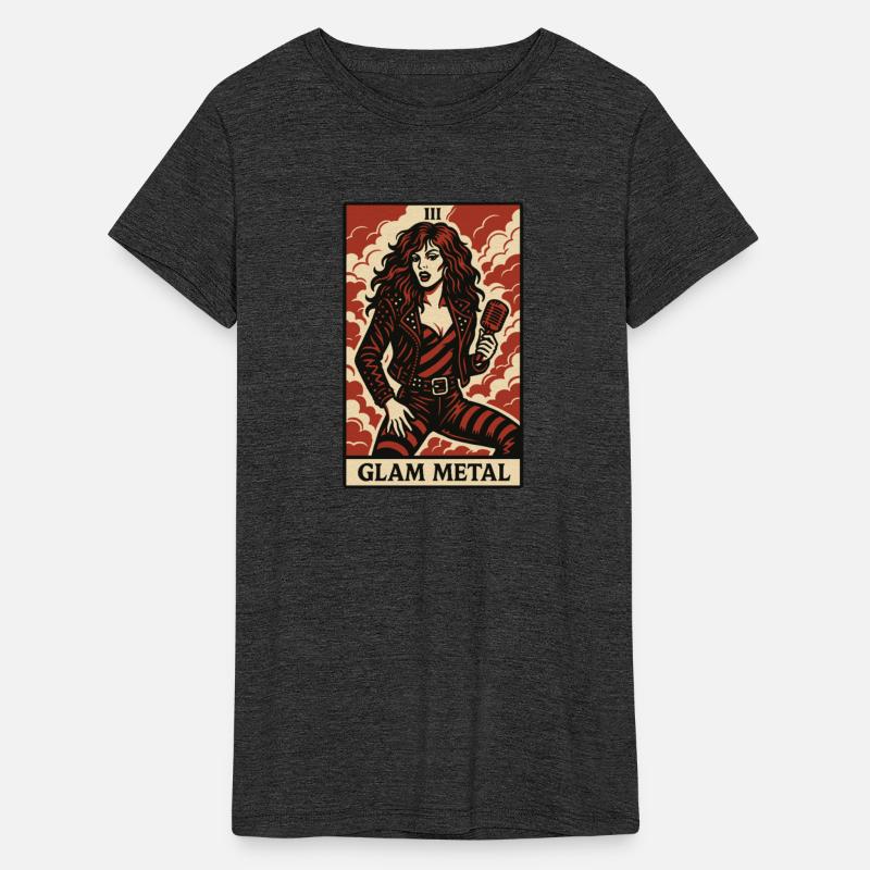 Glam Metal Tarot Card – Fierce, Flashy, and Loud