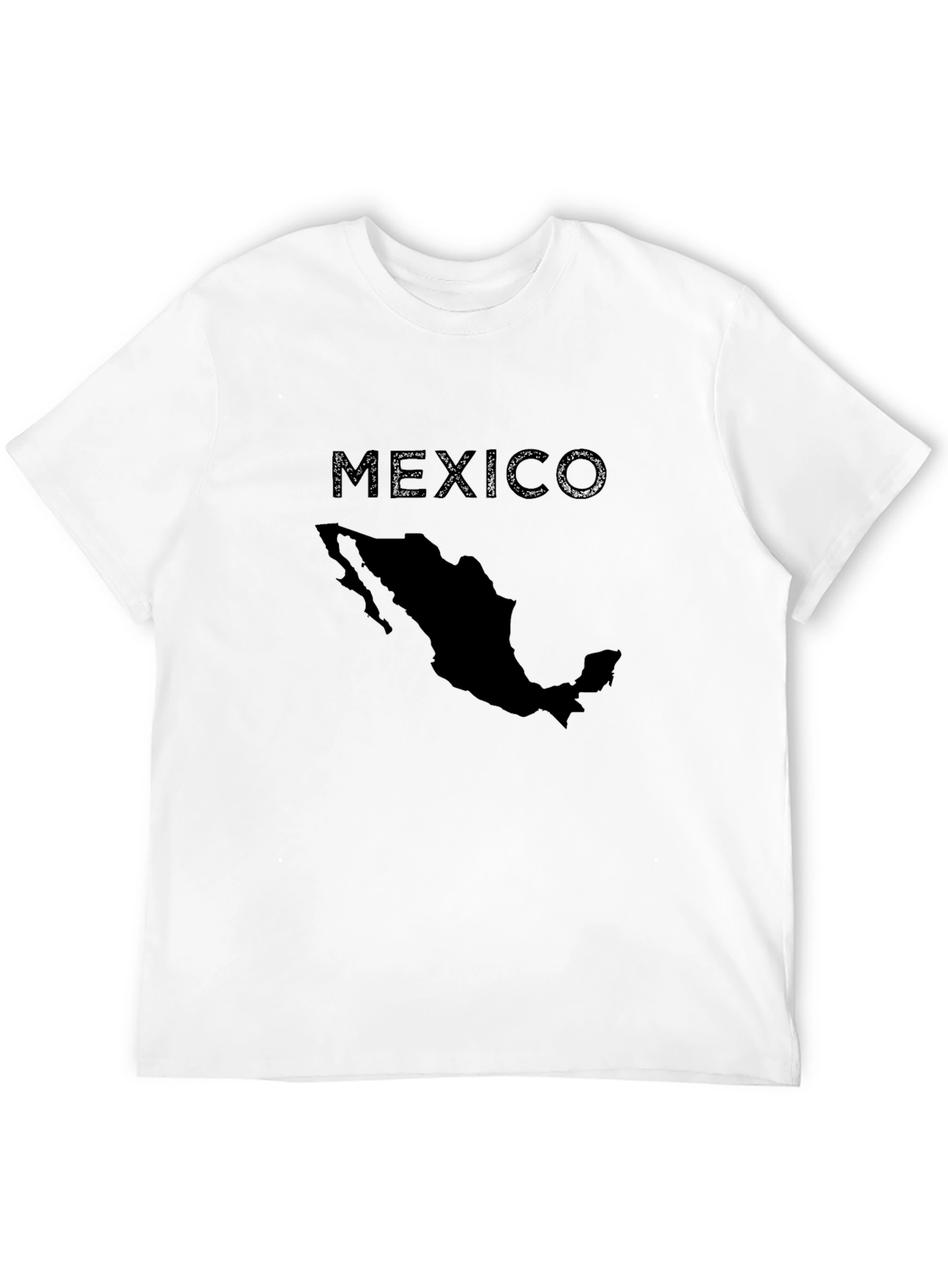 Mexico Map T-Shirt - Black Graphic Tee