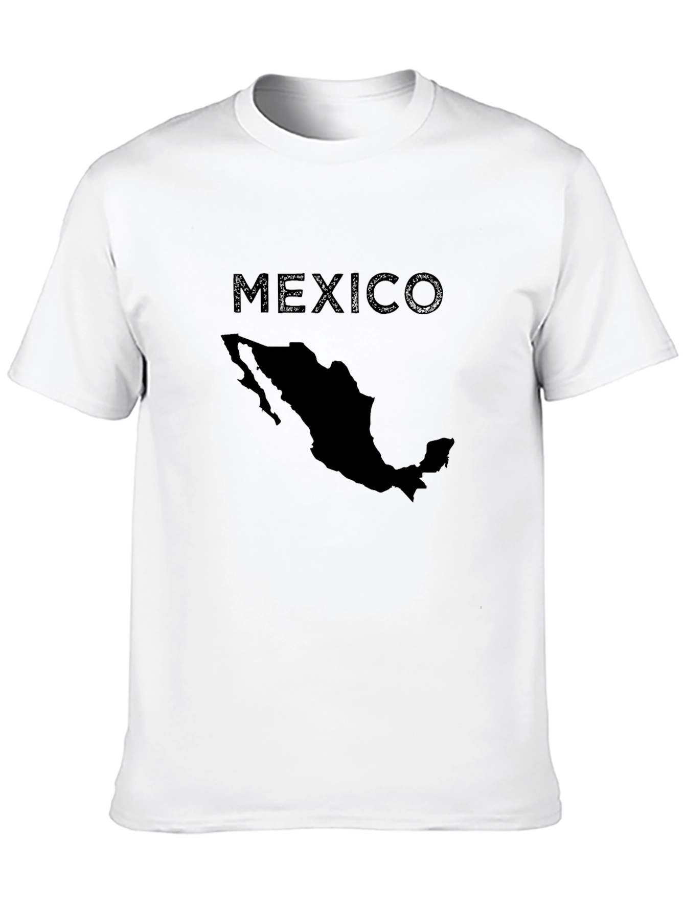 Mexico Map T-Shirt - Black Graphic Tee