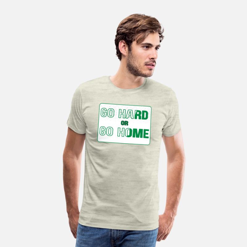 Go Hard or Go Home | Bold Gym Motivation T-Shirt