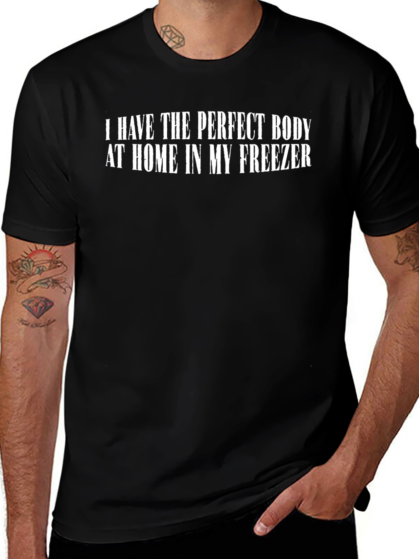 Funny Perfect Body Graphic T-Shirt