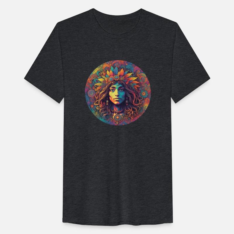 God Spell Love Child Hippie Face design