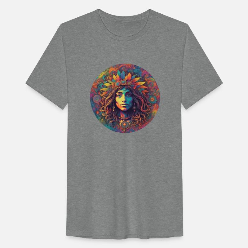 God Spell Love Child Hippie Face design