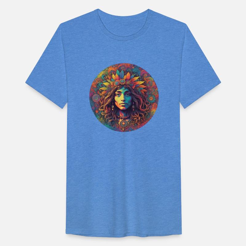 God Spell Love Child Hippie Face design
