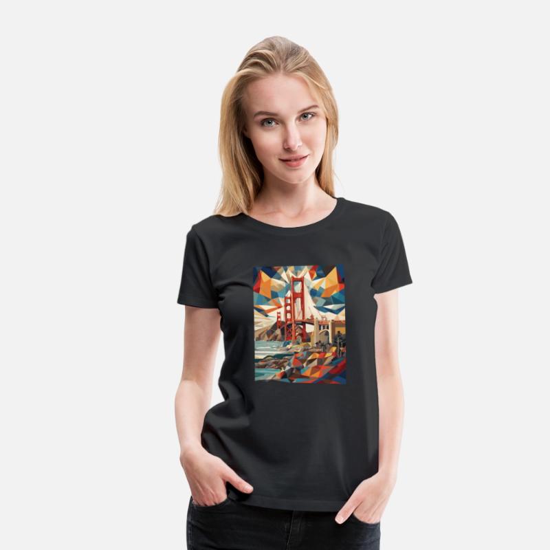 Golden Gate Bridge California T-Shirt, Golden Gate