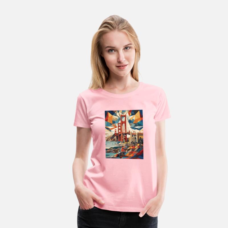 Golden Gate Bridge California T-Shirt, Golden Gate