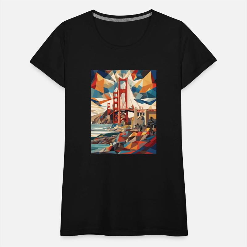 Golden Gate Bridge California T-Shirt, Golden Gate
