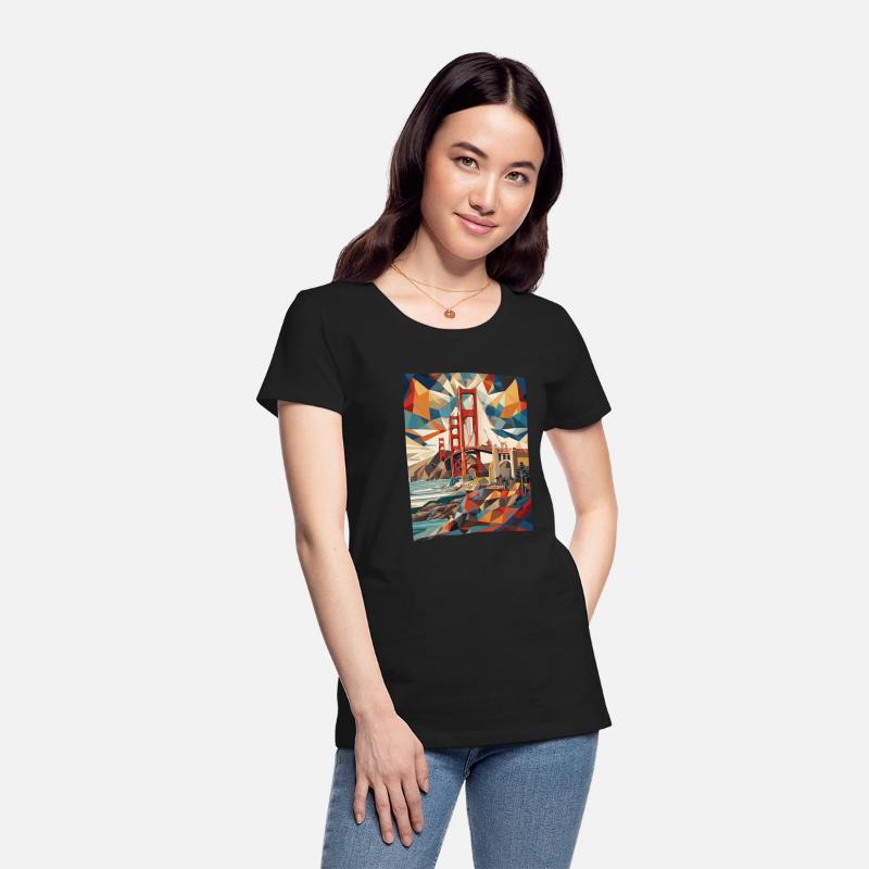Golden Gate Bridge California T-Shirt, Golden Gate