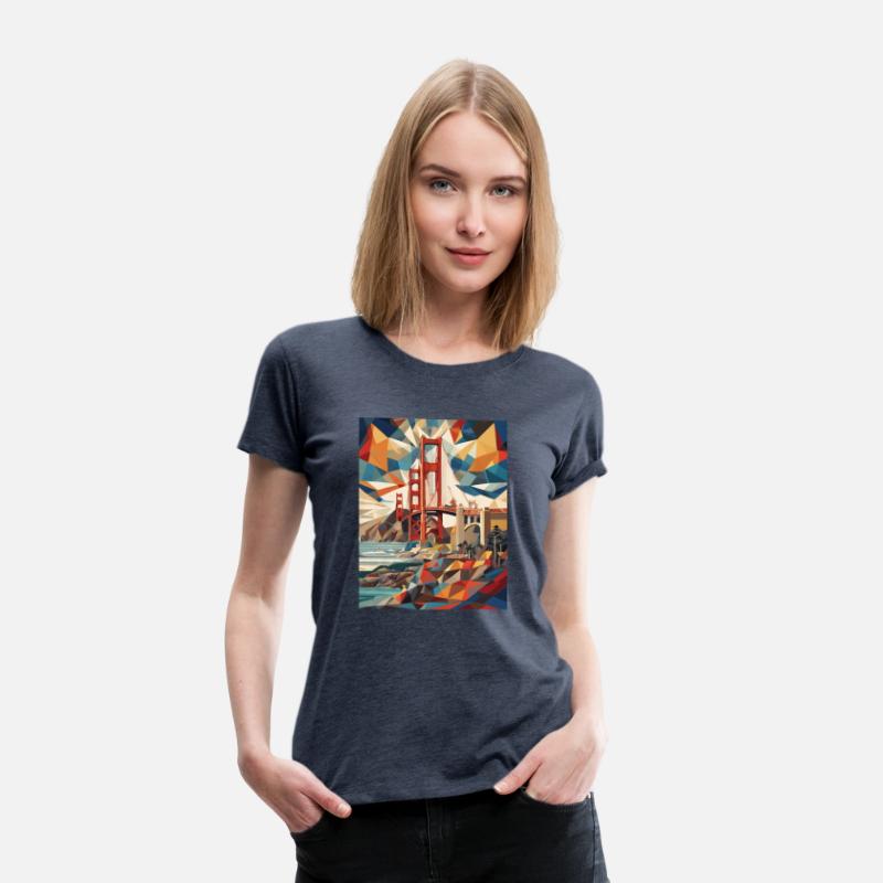 Golden Gate Bridge California T-Shirt, Golden Gate