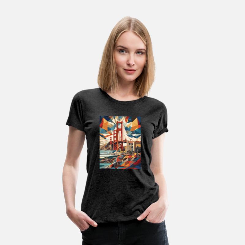 Golden Gate Bridge California T-Shirt, Golden Gate