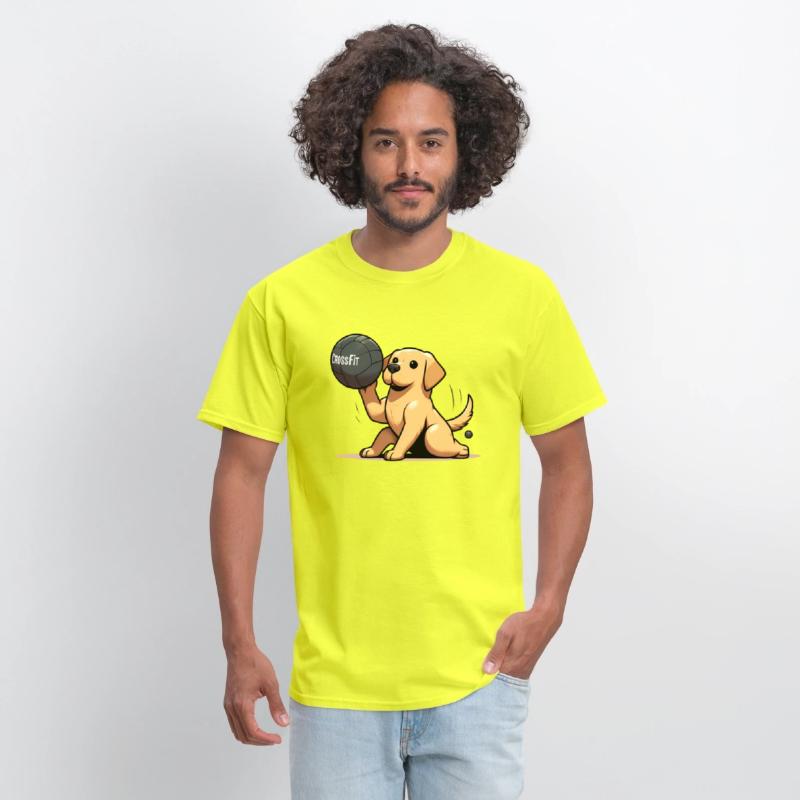 Golden Retriever CrossFit: Wall Ball Wonders